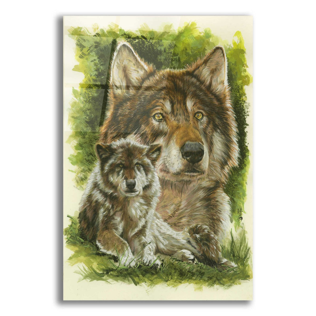 Gallant by Barbara Keith acrylic glass wall art