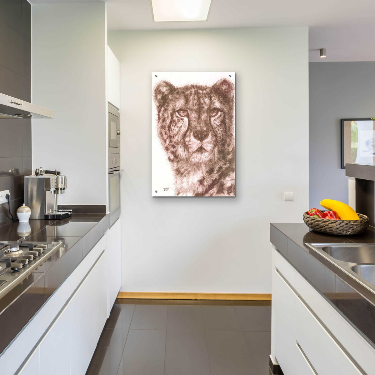 Hustle by Barbara Keith - 24x36 acrylic wall art in a room