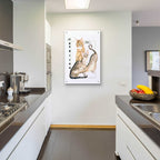 Egyptian Mau by Barbara Keith - 24x36 acrylic wall art in a room