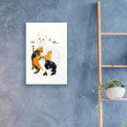 Cymric And Manx by Barbara Keith - 16x24 acrylic wall art in a room