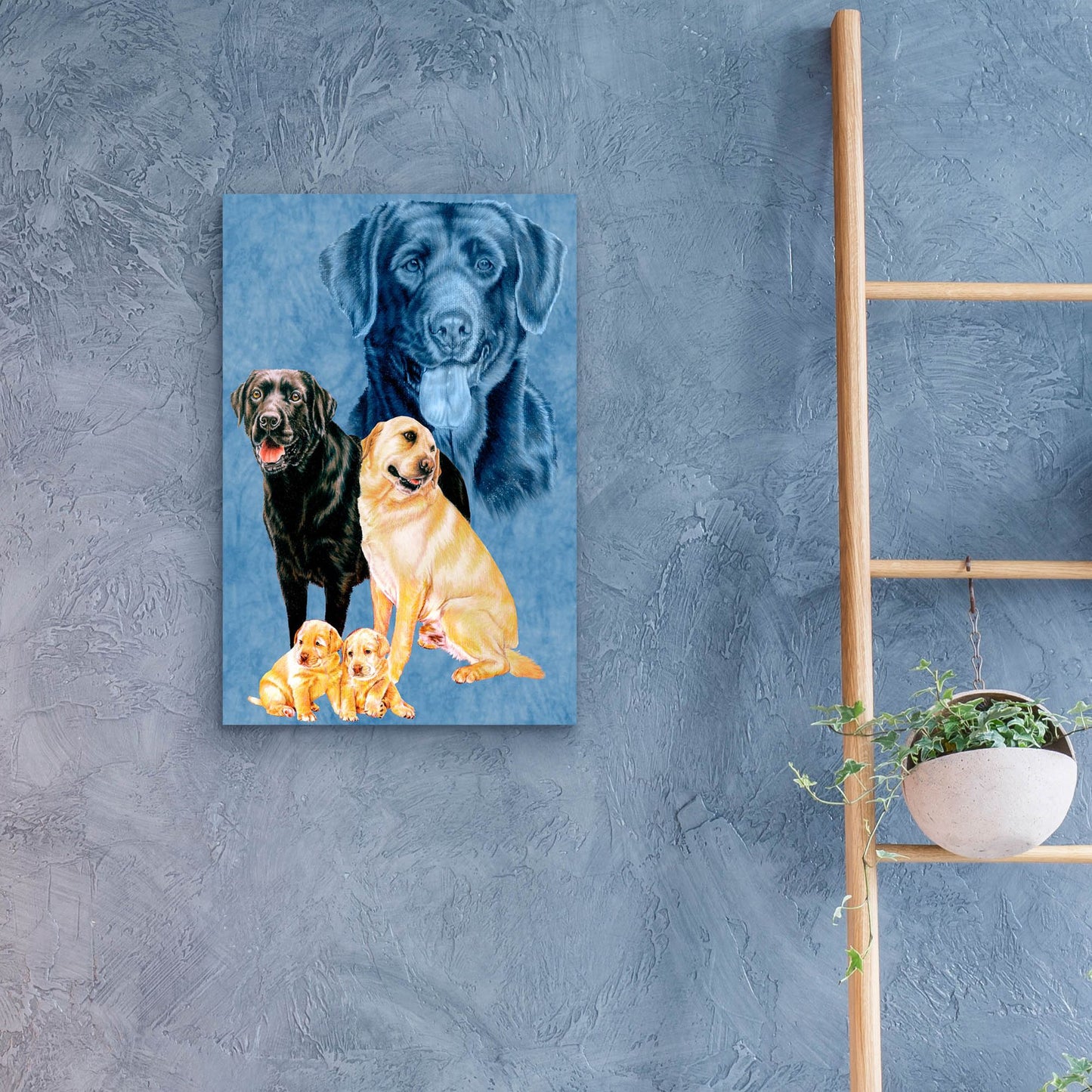 Epic Art 'Labrador Retrievers' by Barbara Keith, Acrylic Glass Wall Art,16x24