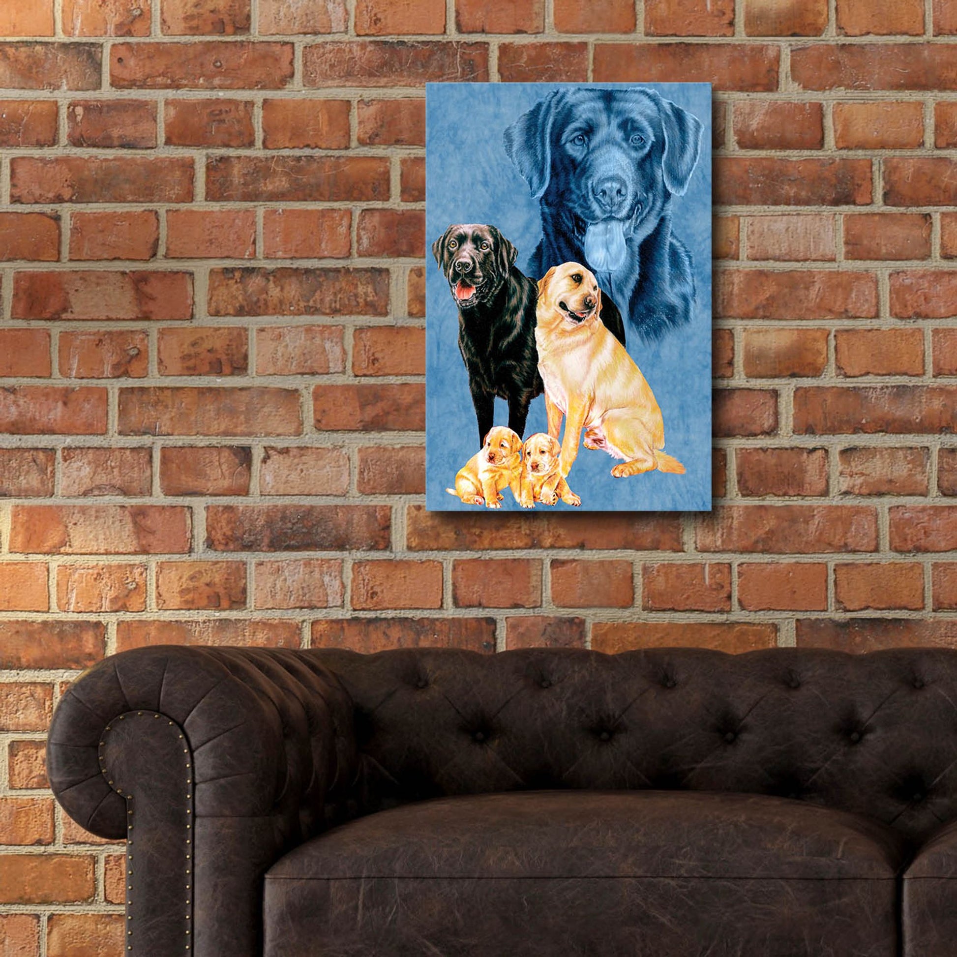 Epic Art 'Labrador Retrievers' by Barbara Keith, Acrylic Glass Wall Art,16x24