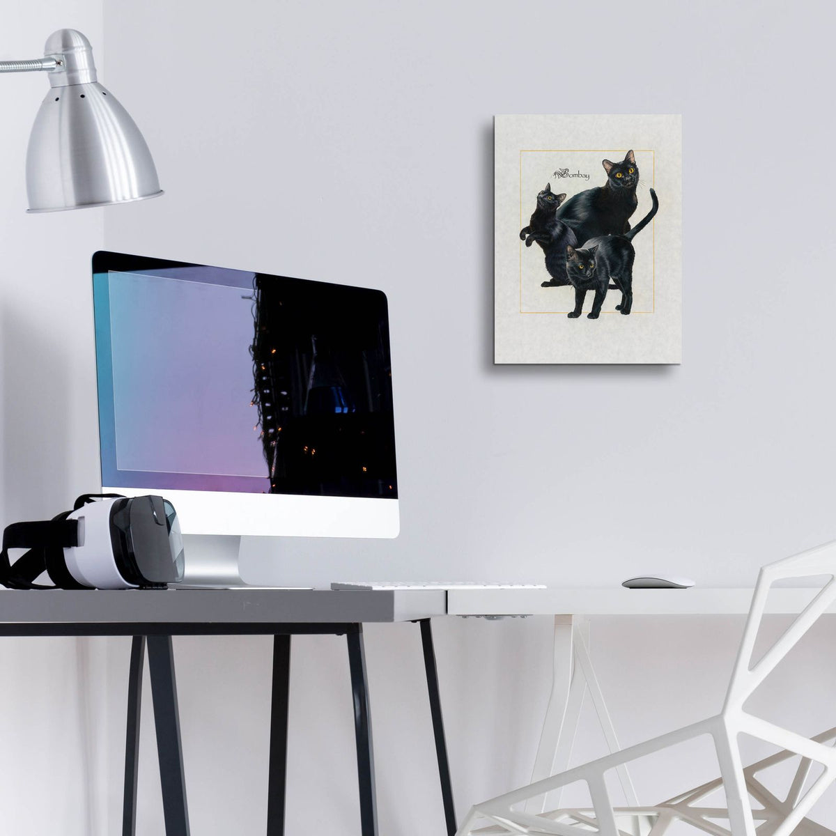 Bombay by Barbara Keith - 12x16 acrylic wall art in a room