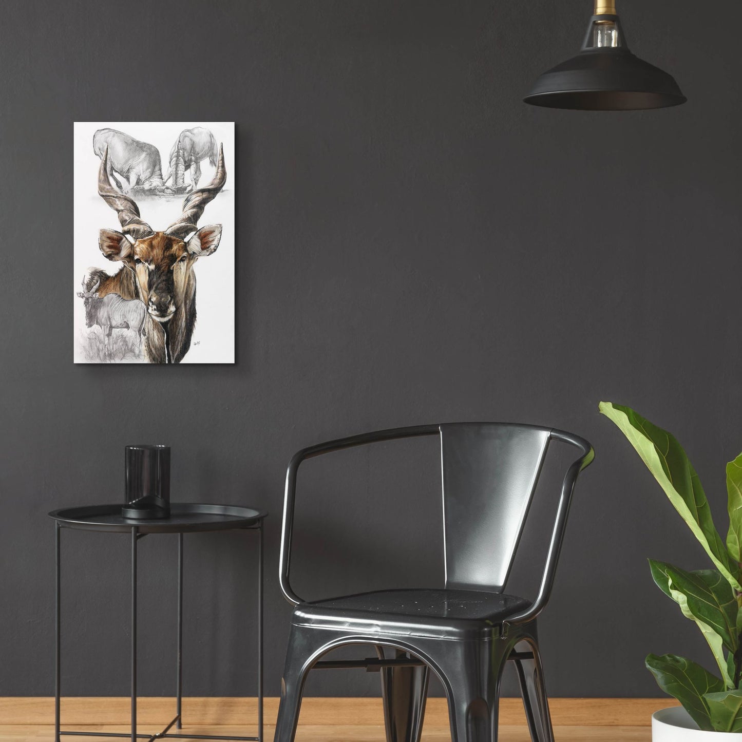 Epic Art 'Giant Eland' by Barbara Keith, Acrylic Glass Wall Art,16x24