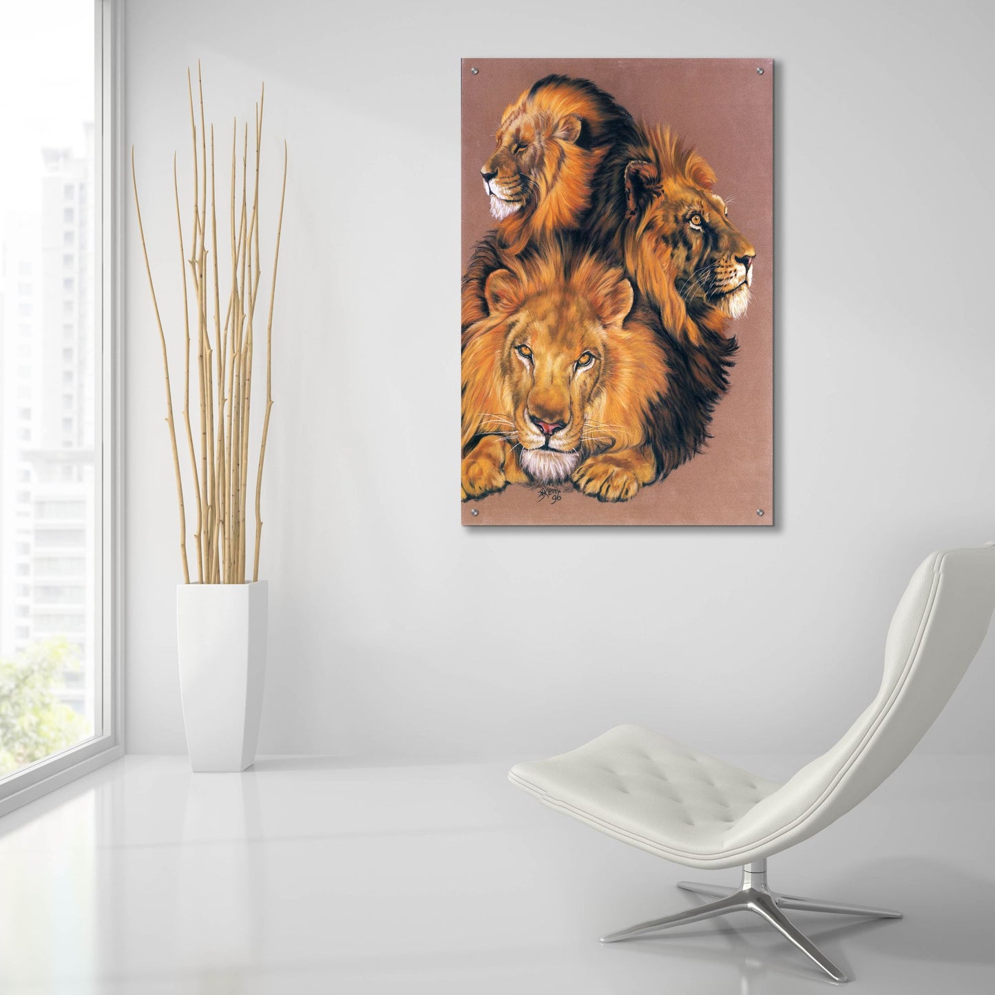 Epic Art 'Shades Of Amber' by Barbara Keith, Acrylic Glass Wall Art,24x36