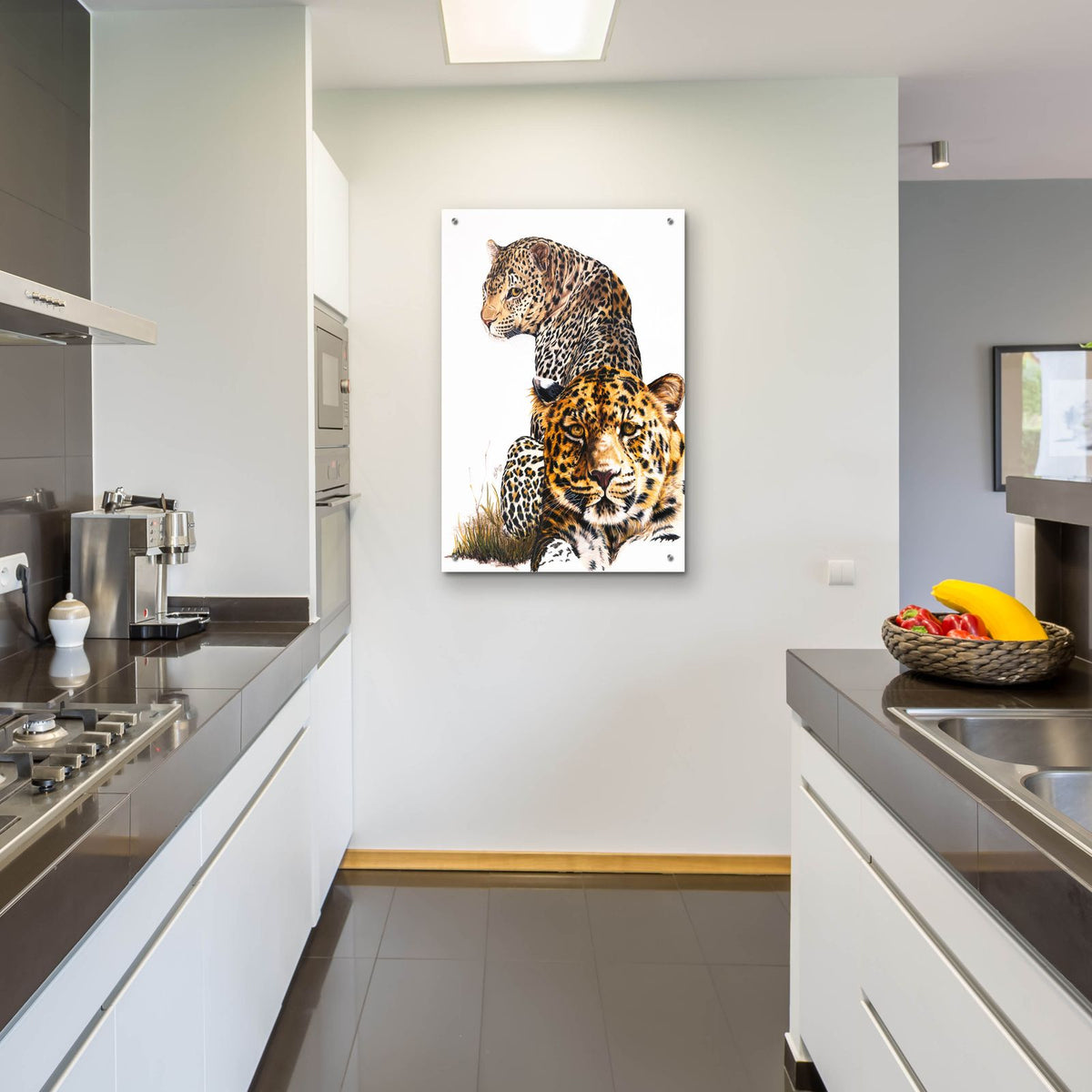 Scar Face by Barbara Keith - 24x36 acrylic wall art in a room