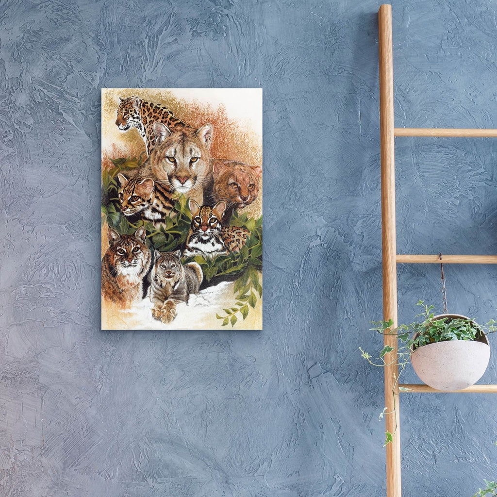 Feline Rhapsody by Barbara Keith - 16x24 acrylic wall art in a room