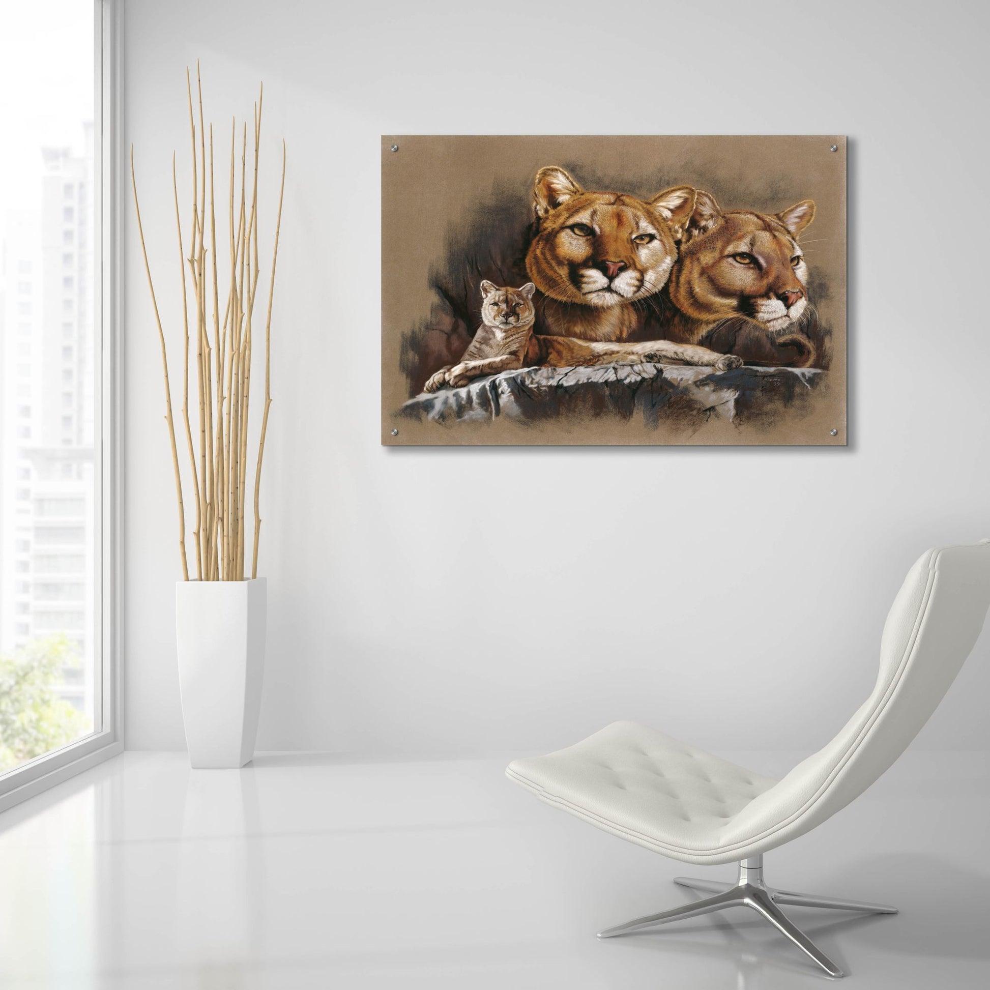 Epic Art 'Legend' by Barbara Keith, Acrylic Glass Wall Art,36x24