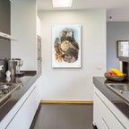 Hawkeye by Barbara Keith - 24x36 acrylic wall art in a room