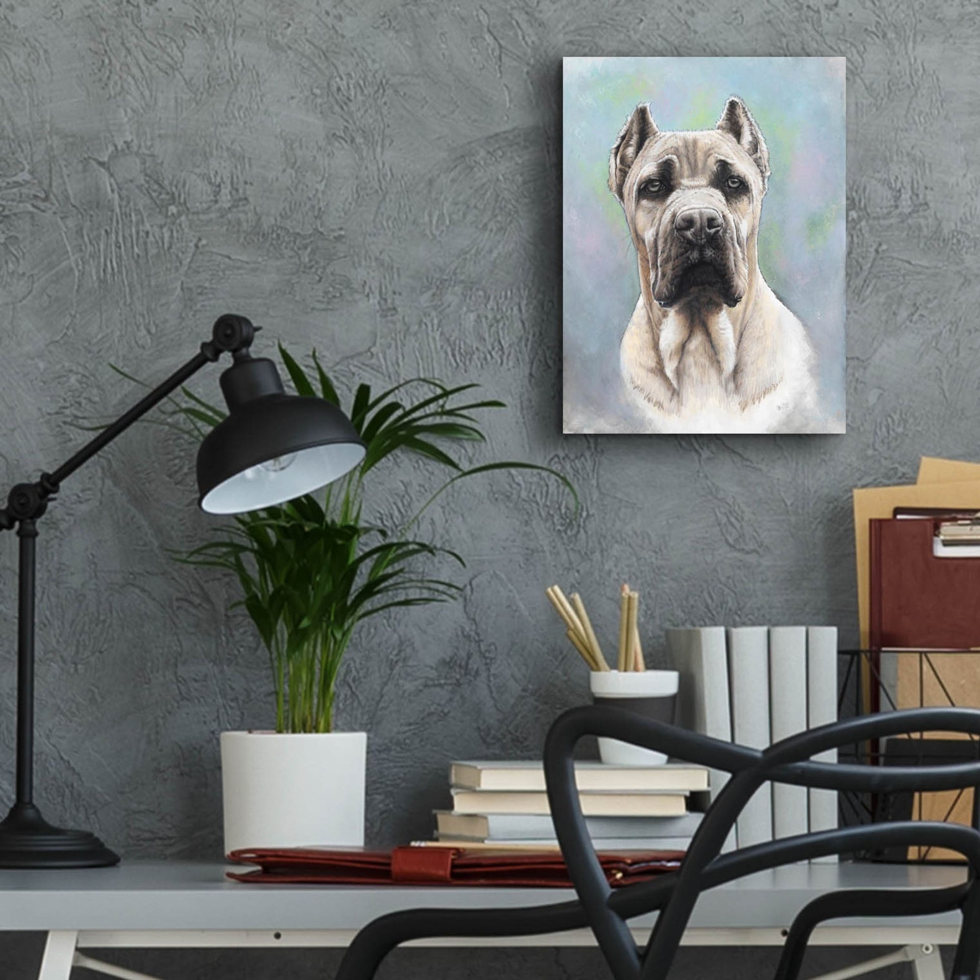 Epic Art 'Cane Corso 2' by Barbara Keith, Acrylic Glass Wall Art,12x16