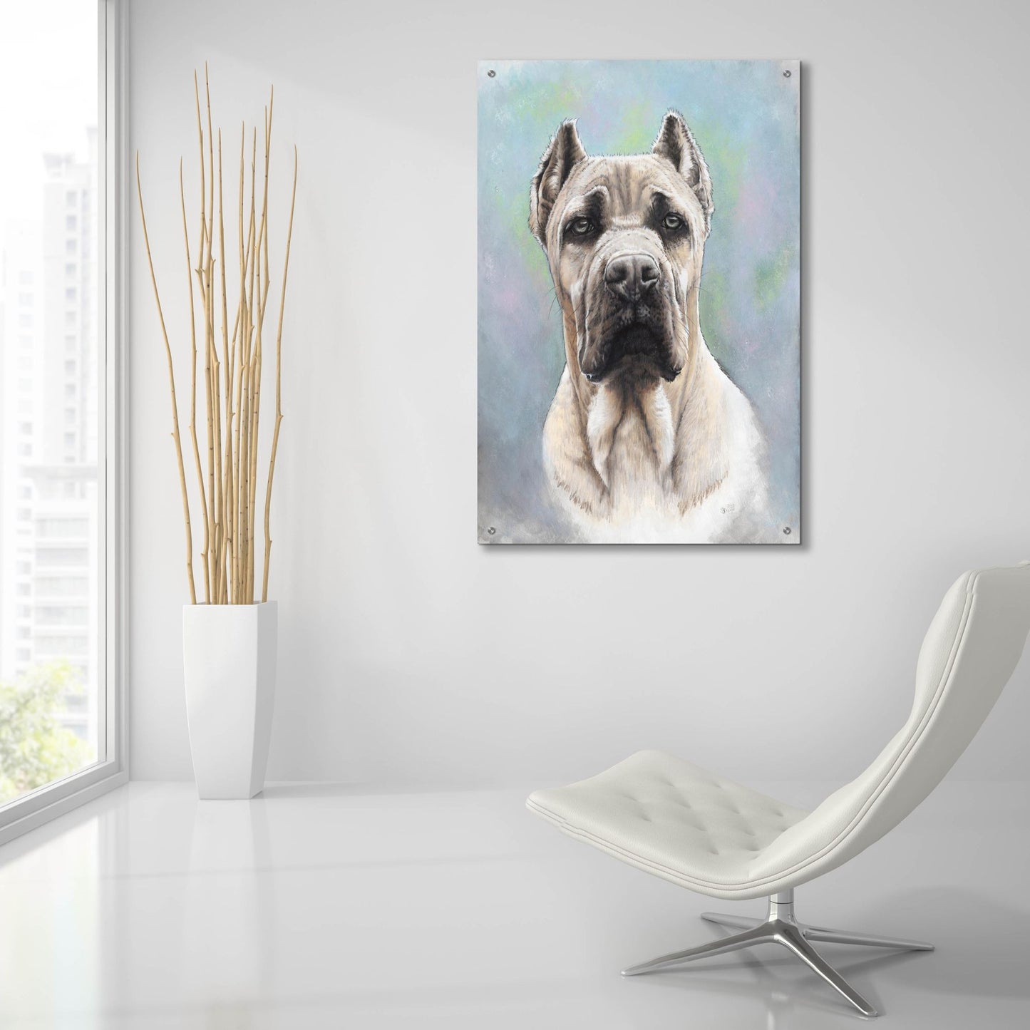 Epic Art 'Cane Corso 2' by Barbara Keith, Acrylic Glass Wall Art,24x36