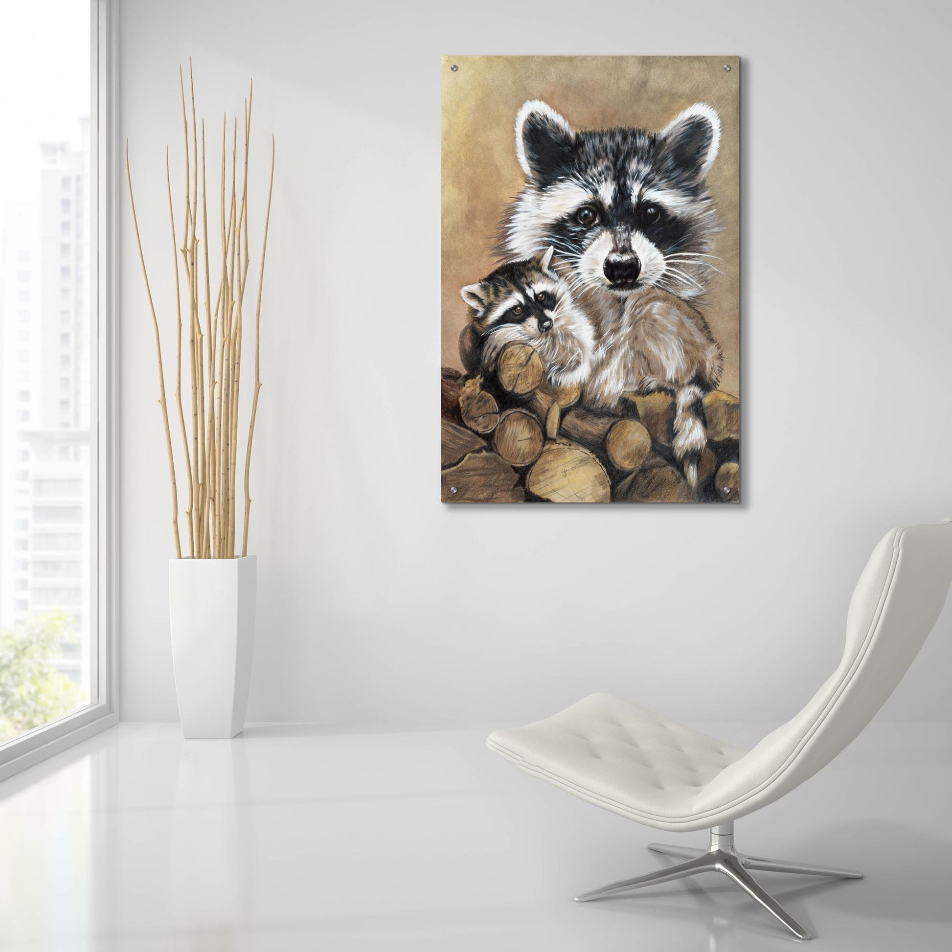 Epic Art 'Bandit' by Barbara Keith, Acrylic Glass Wall Art,24x36