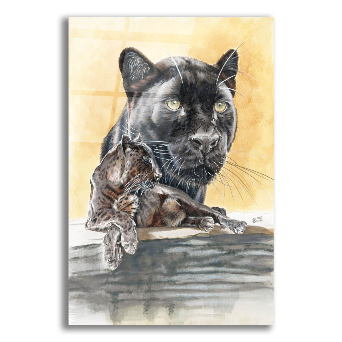 Caliginous by Barbara Keith acrylic glass wall art