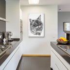 Kitty by Barbara Keith - 24x36 acrylic wall art in a room