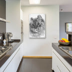 Lovely by Barbara Keith - 24x36 acrylic wall art in a room
