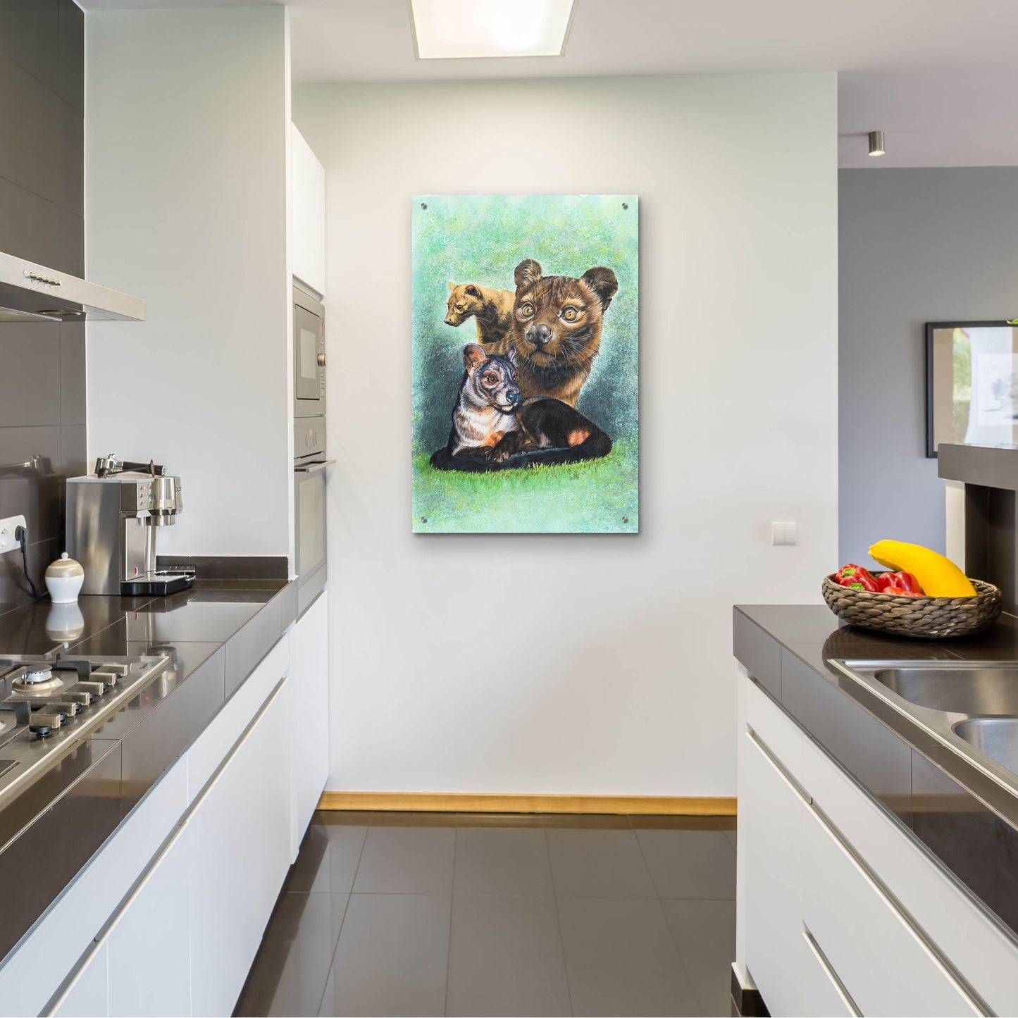 Epic Art 'Fossa' by Barbara Keith, Acrylic Glass Wall Art,24x36