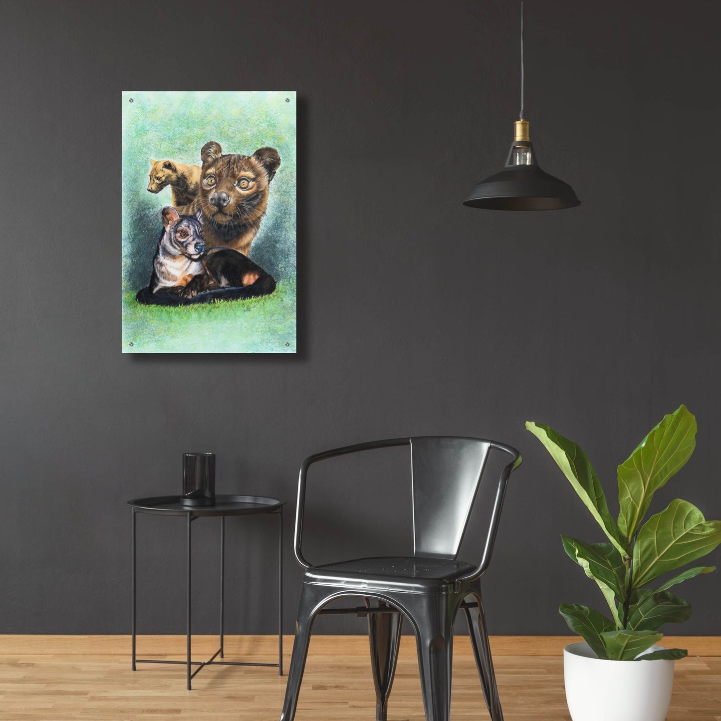 Epic Art 'Fossa' by Barbara Keith, Acrylic Glass Wall Art,24x36