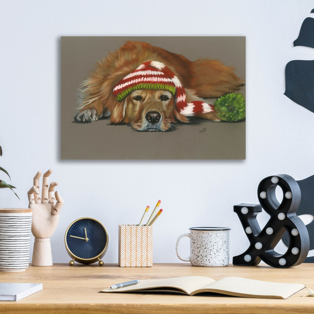 Bah Humbug by Barbara Keith - 16x12 acrylic wall art in a room