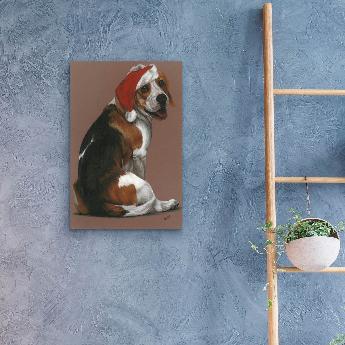 Merry Christmas by Barbara Keith - 16x24 acrylic wall art in a room