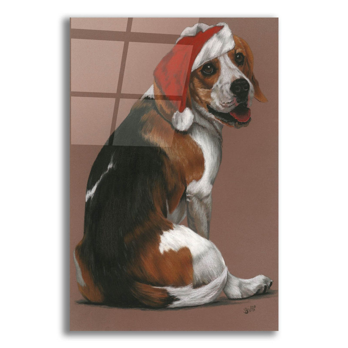 Merry Christmas by Barbara Keith acrylic glass wall art