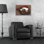Overworked Elf by Barbara Keith - 24x16 acrylic wall art in a room