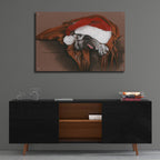 Overworked Elf by Barbara Keith - 36x24 acrylic wall art in a room