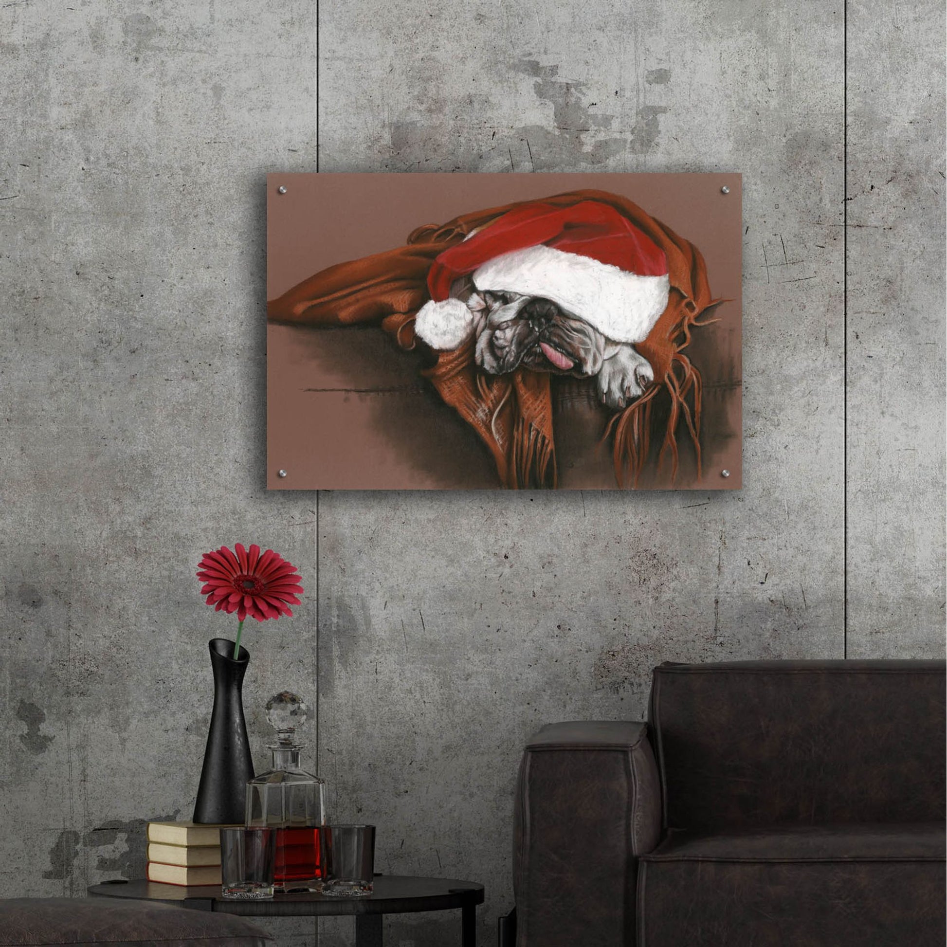 Epic Art 'Overworked Elf' by Barbara Keith, Acrylic Glass Wall Art,36x24