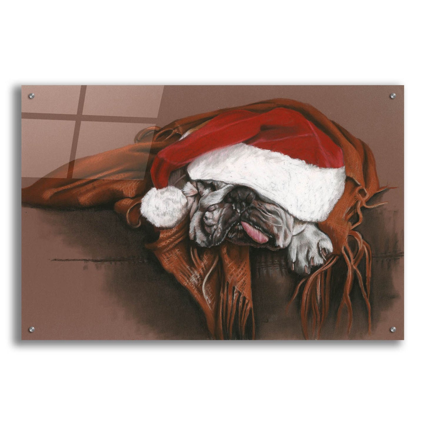 Epic Art 'Overworked Elf' by Barbara Keith, Acrylic Glass Wall Art,36x24