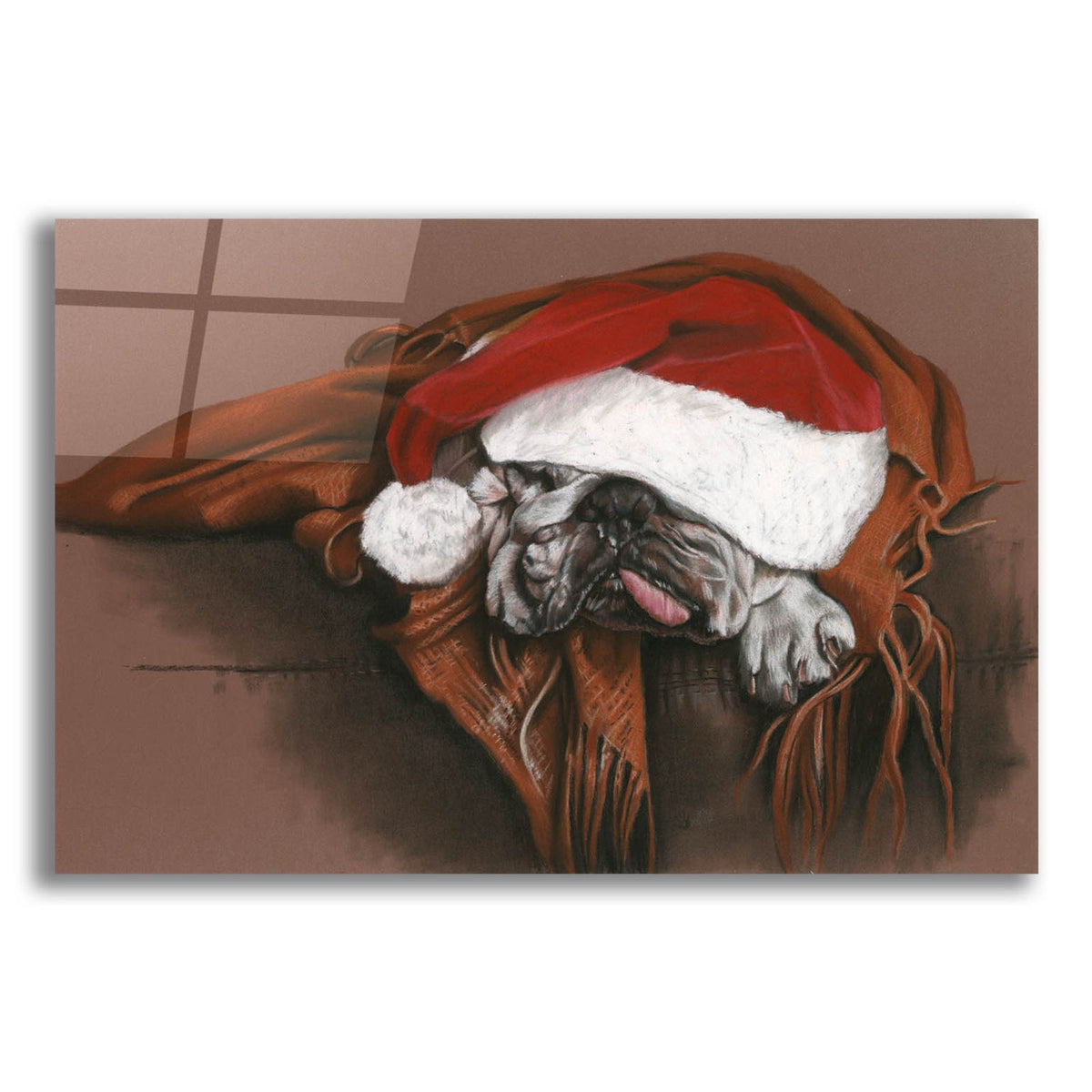 Overworked Elf by Barbara Keith acrylic glass wall art