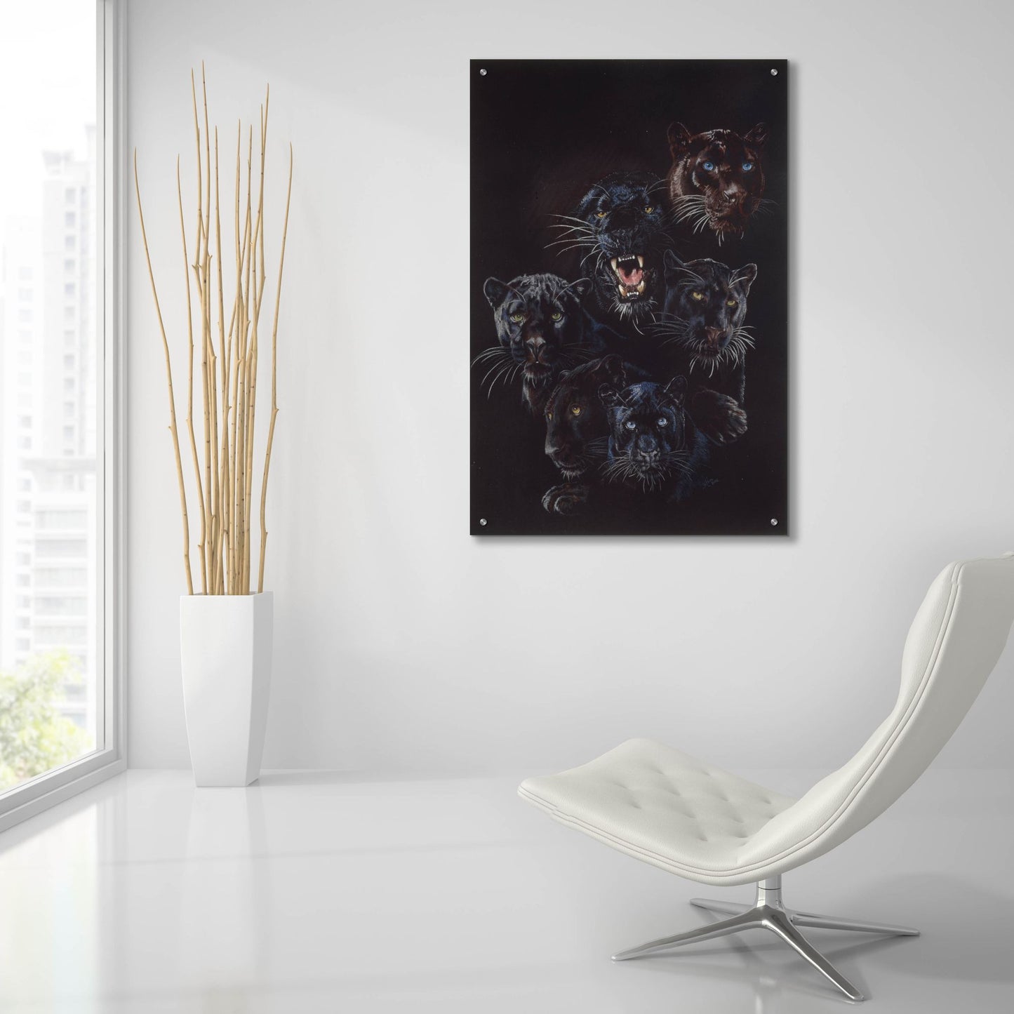 Epic Art 'Onyx' by Barbara Keith, Acrylic Glass Wall Art,24x36