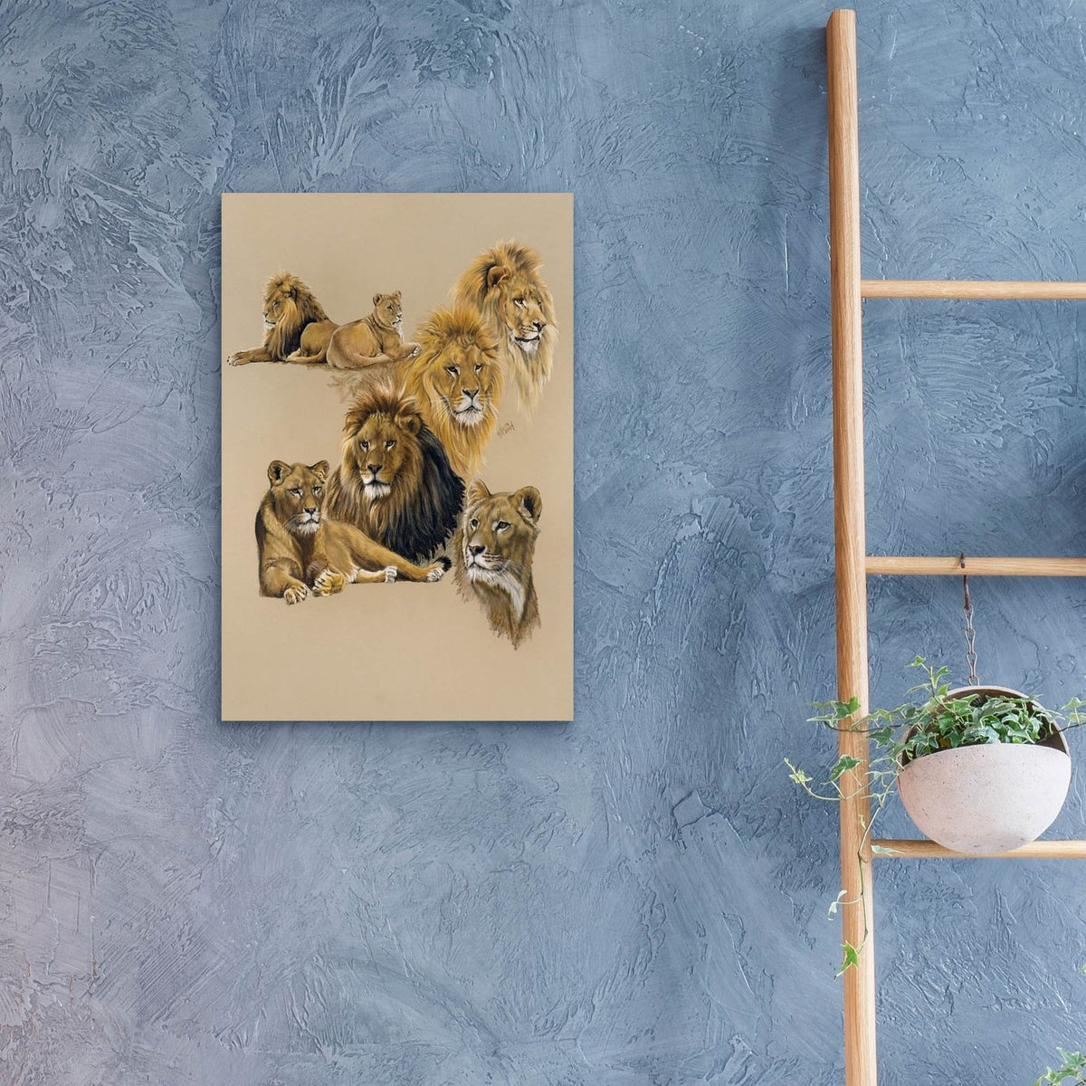 Golden Days by Barbara Keith - 16x24 acrylic wall art in a room
