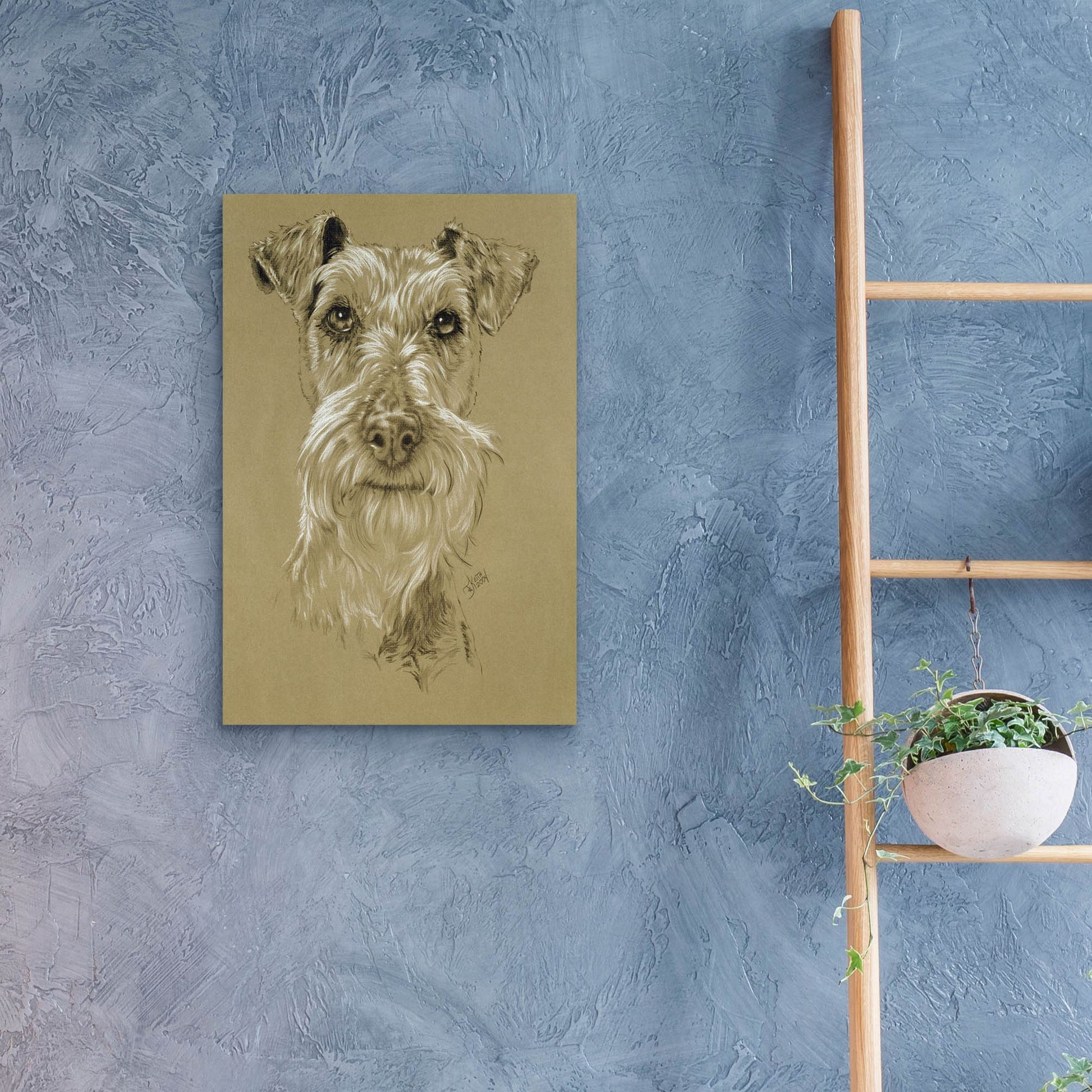 Epic Art 'Irish Terrier' by Barbara Keith, Acrylic Glass Wall Art,16x24