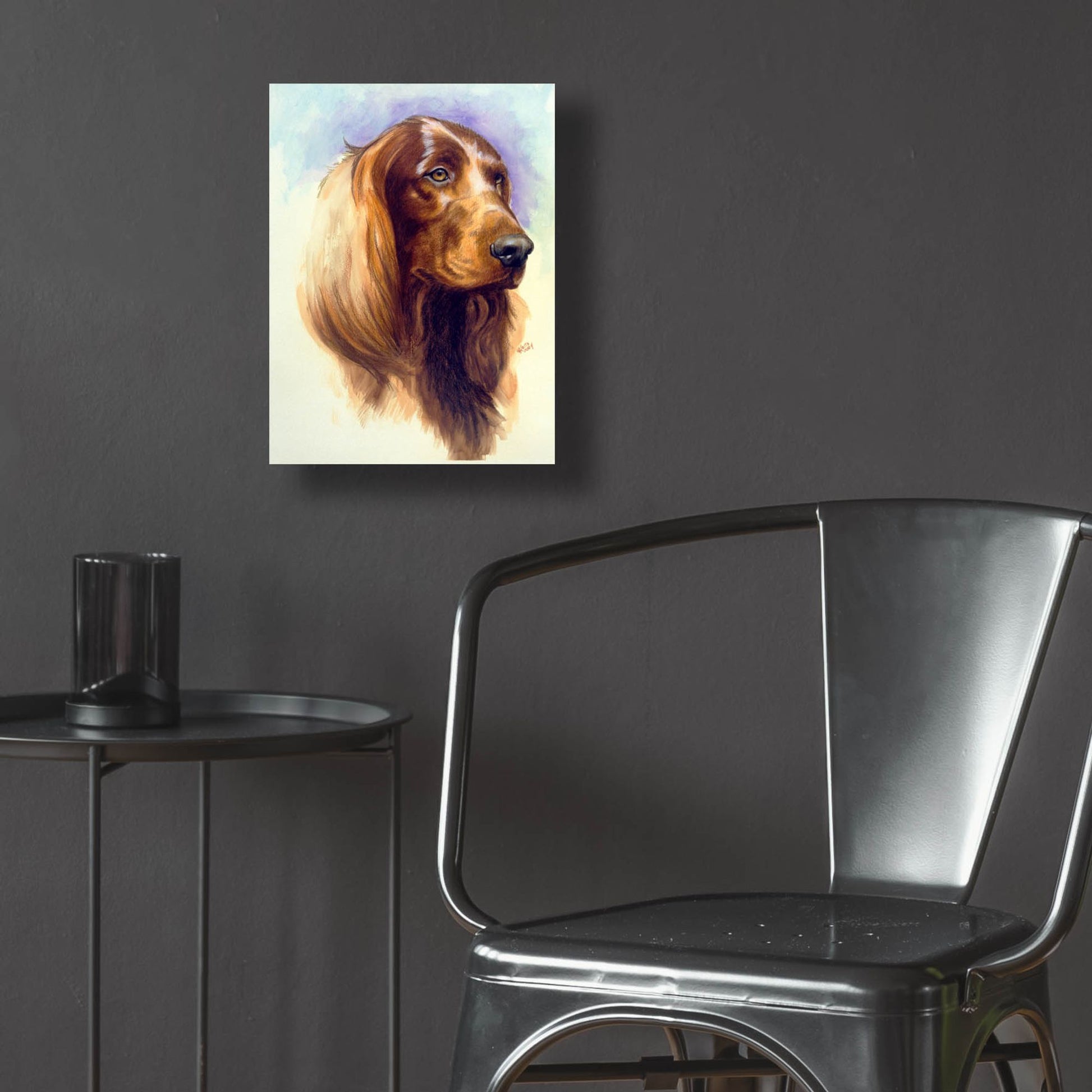 Epic Art 'Irish Setter' by Barbara Keith, Acrylic Glass Wall Art,12x16