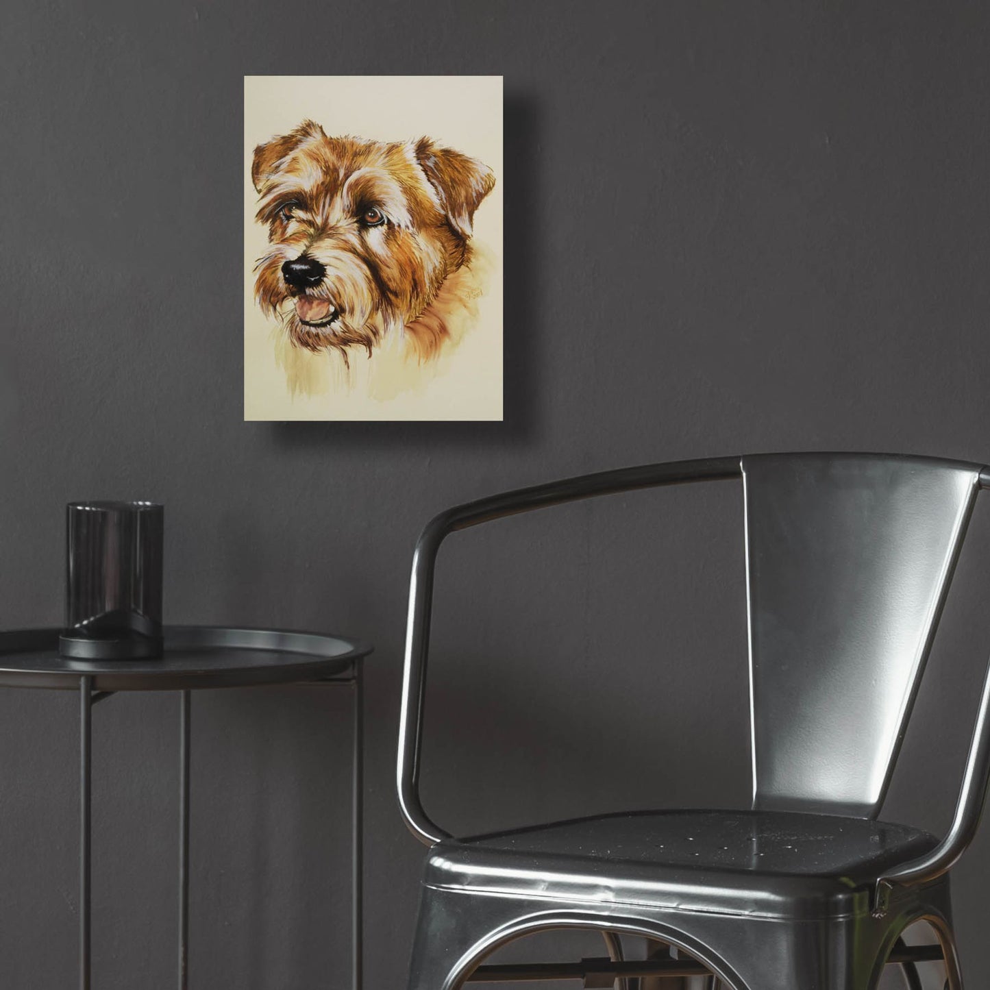 Epic Art 'Norfolk Terrier' by Barbara Keith, Acrylic Glass Wall Art,12x16