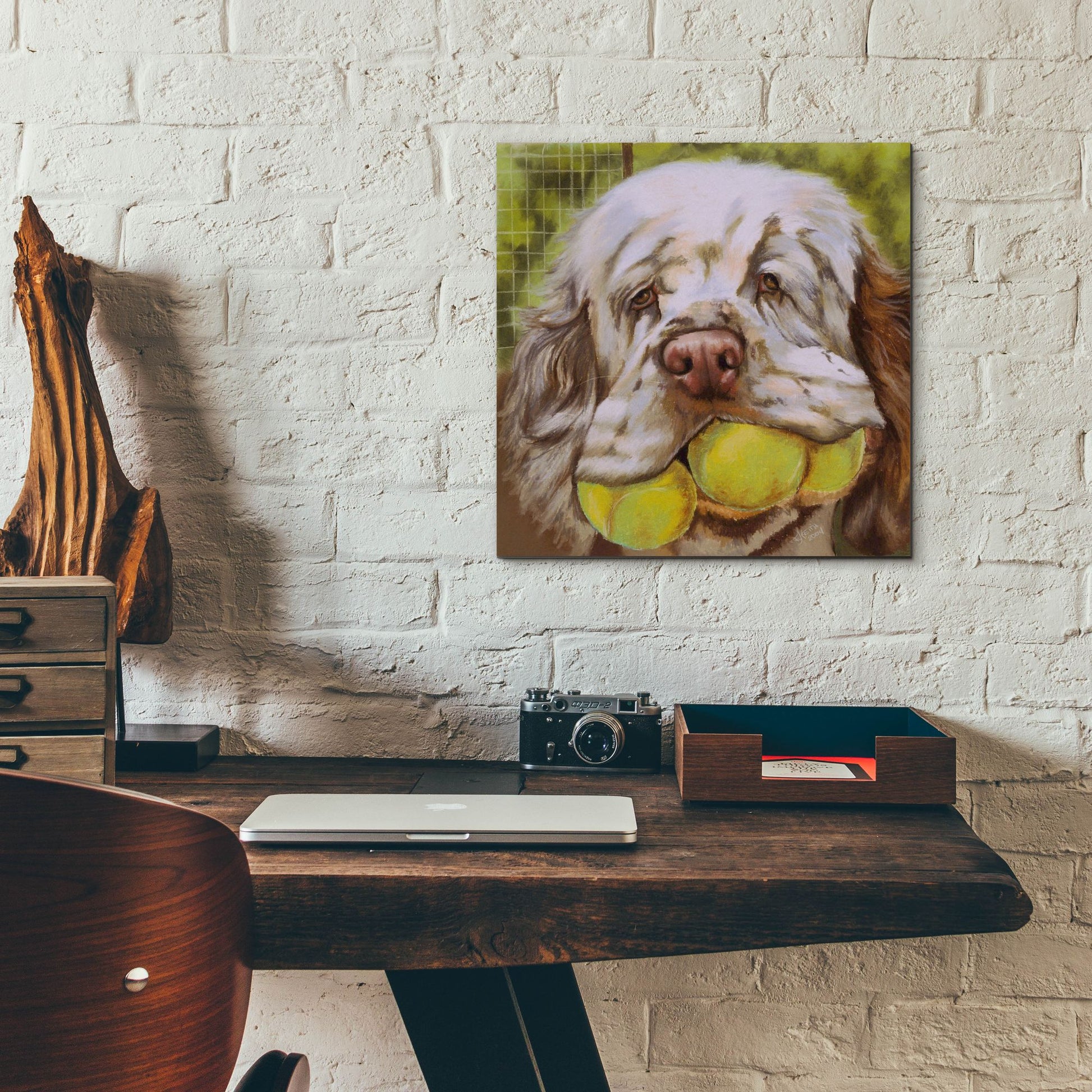 Epic Art 'Clumber Spaniel 2' by Barbara Keith, Acrylic Glass Wall Art,12x12