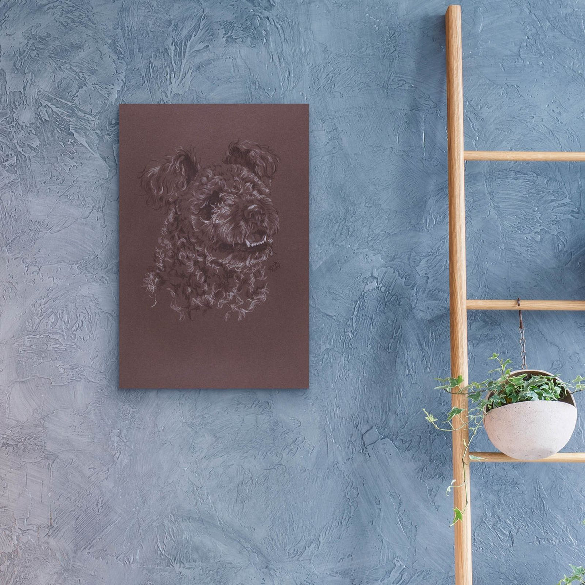 Pumi by Barbara Keith - 16x24 acrylic wall art in a room