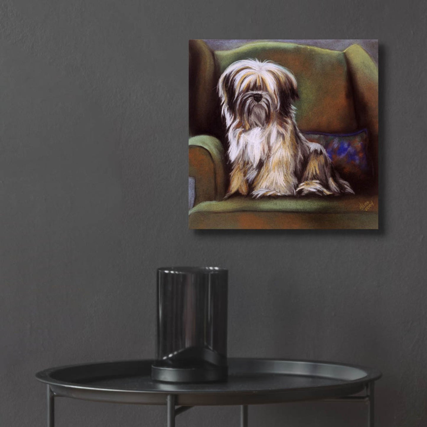 Epic Art 'Tibetan Terrier' by Barbara Keith, Acrylic Glass Wall Art,12x12