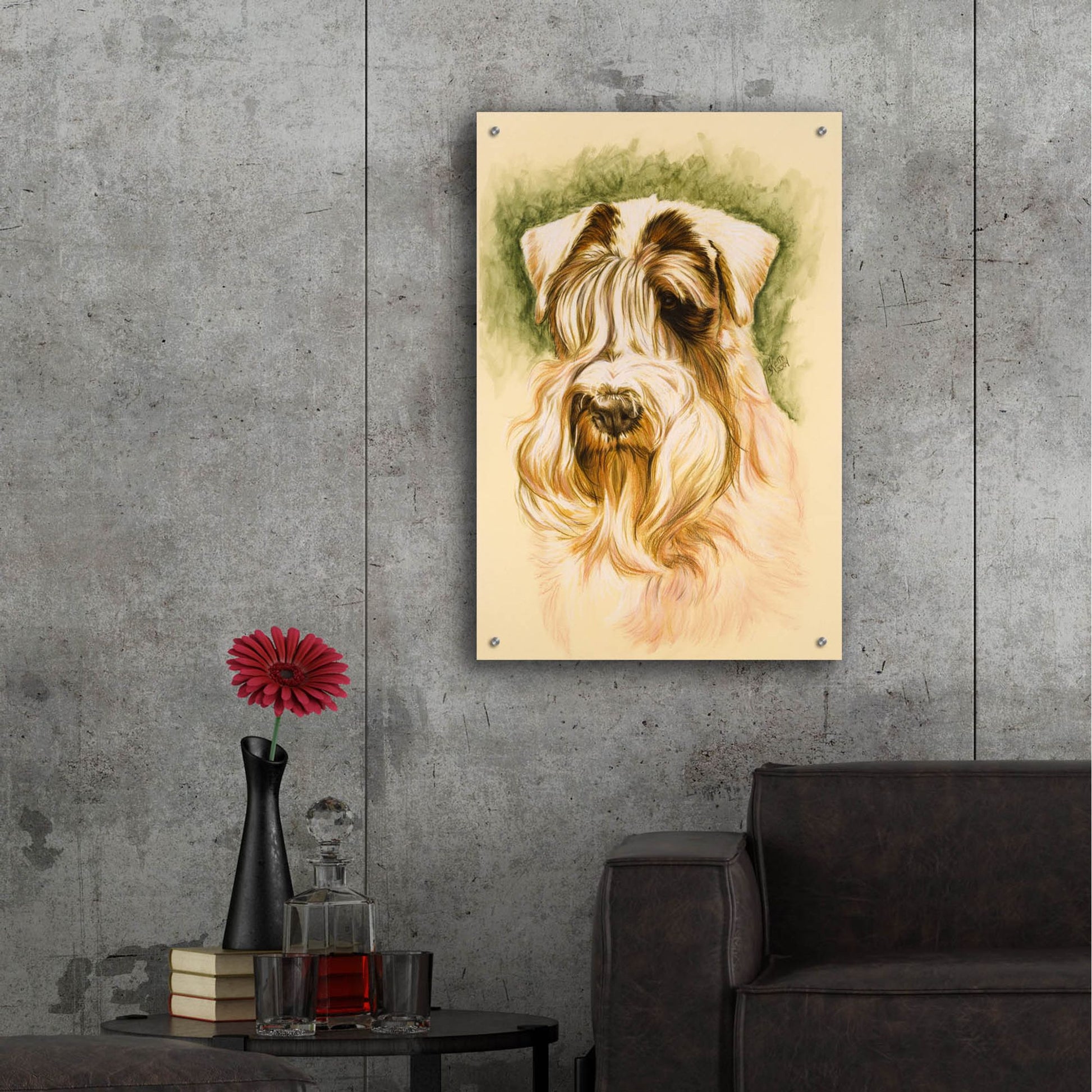 Epic Art 'Sealyham Terrier' by Barbara Keith, Acrylic Glass Wall Art,24x36