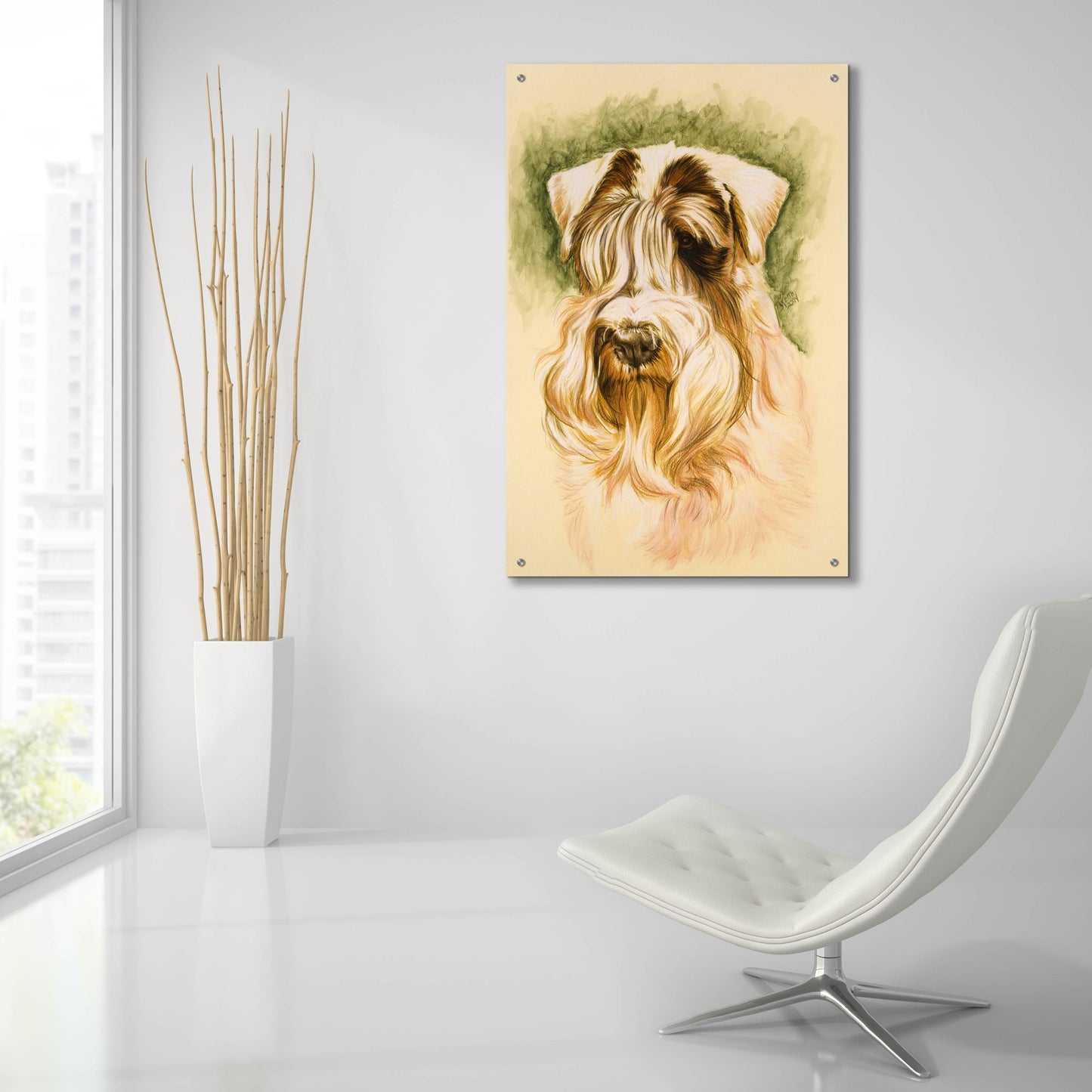 Epic Art 'Sealyham Terrier' by Barbara Keith, Acrylic Glass Wall Art,24x36