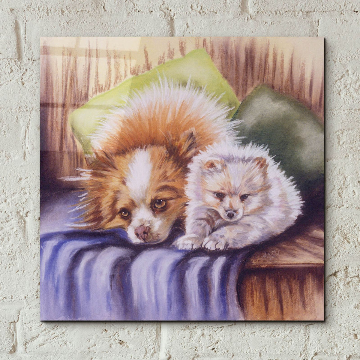 I Need Sleep by Barbara Keith - 12x12 acrylic wall art in a room