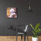 About That Haircut! by Barbara Keith - 24x24 acrylic wall art in a room