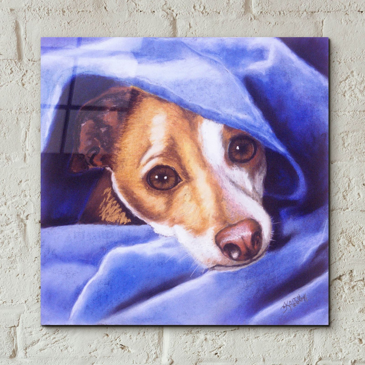 Cold, Me by Barbara Keith - 12x12 acrylic wall art in a room
