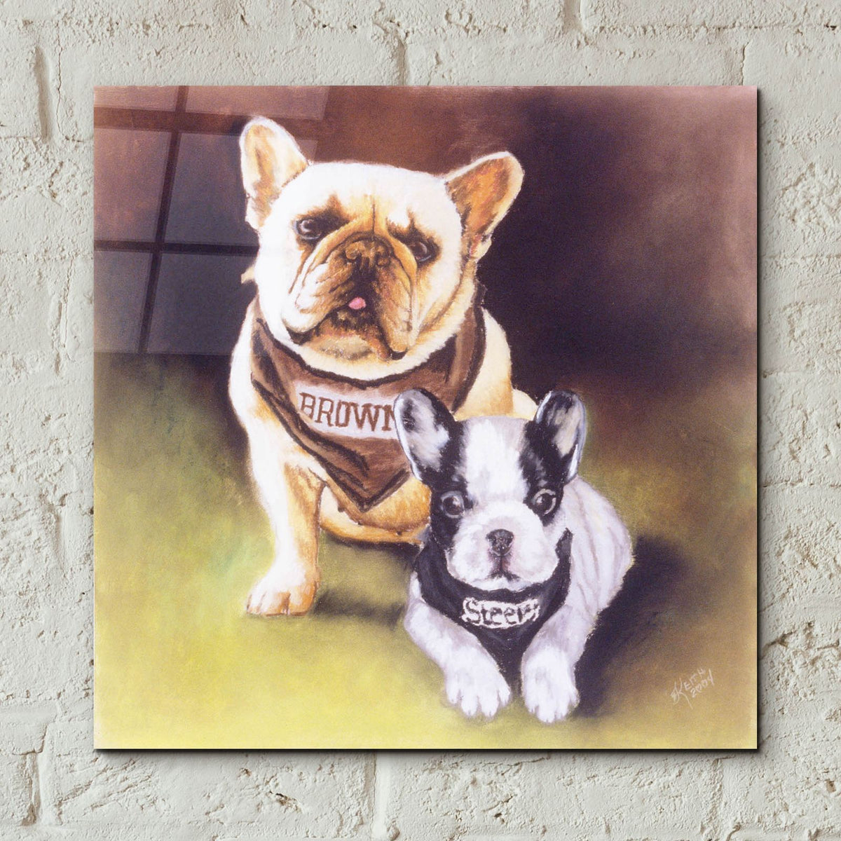 Rivals by Barbara Keith - 12x12 acrylic wall art in a room