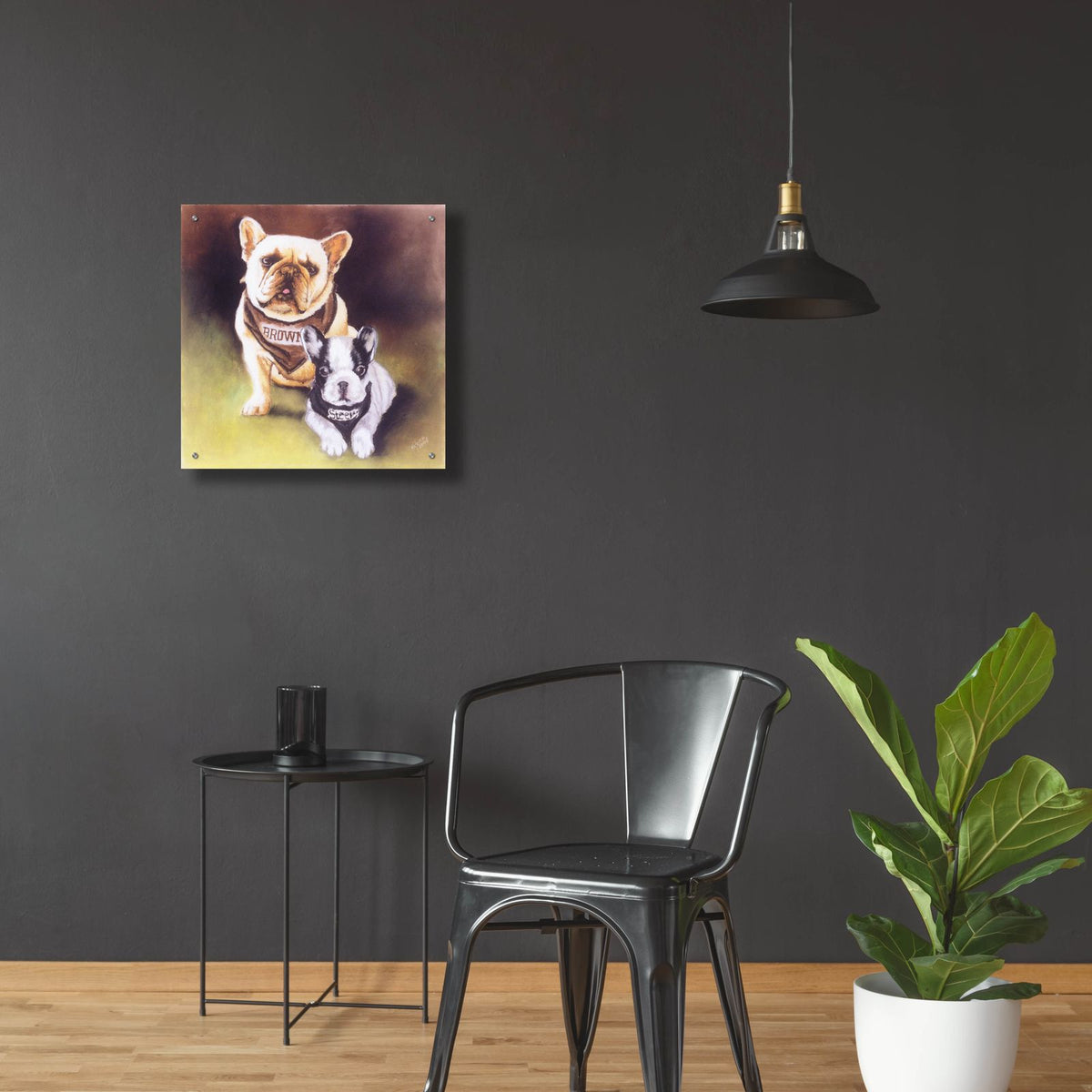 Rivals by Barbara Keith - 24x24 acrylic wall art in a room