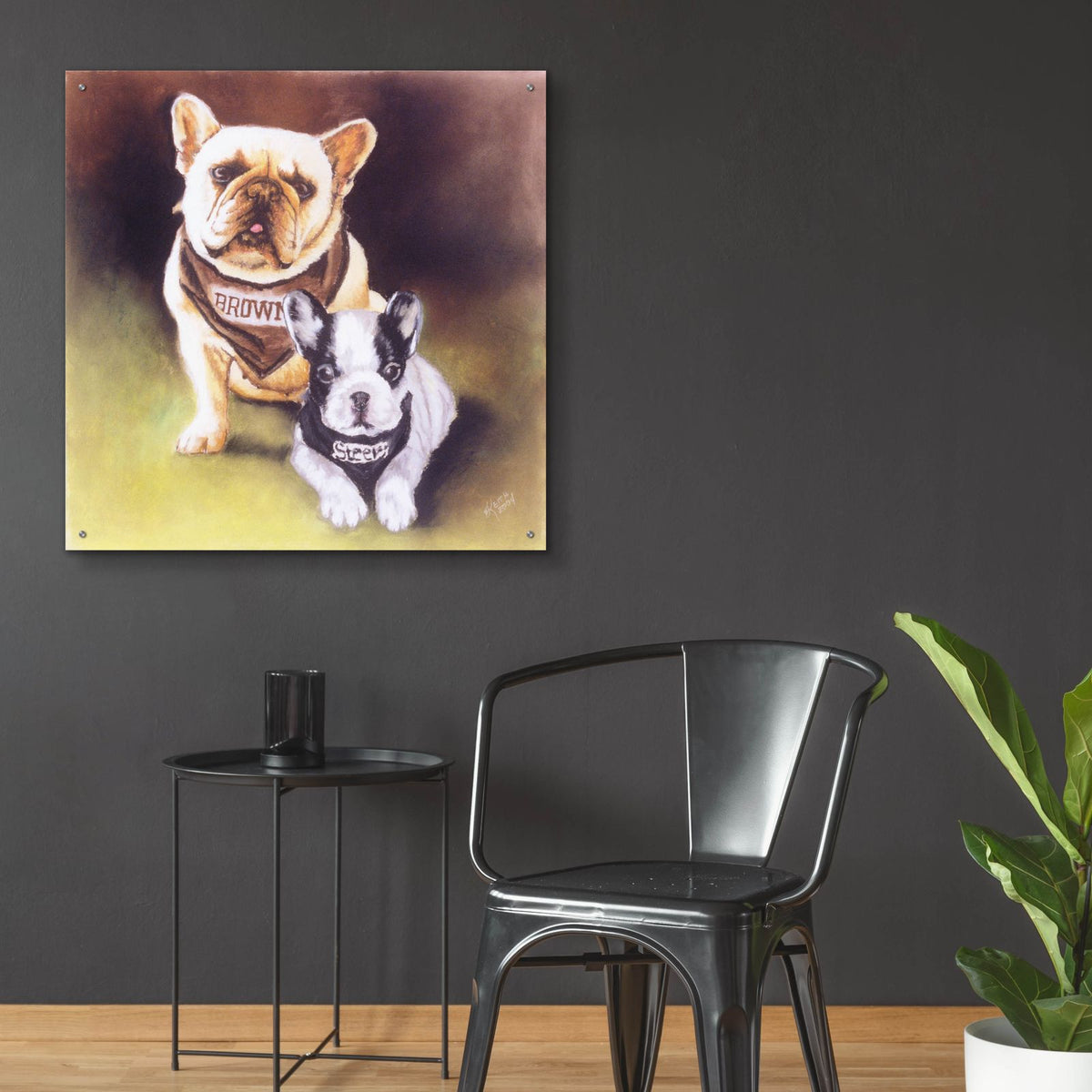 Rivals by Barbara Keith - 36x36 acrylic wall art in a room