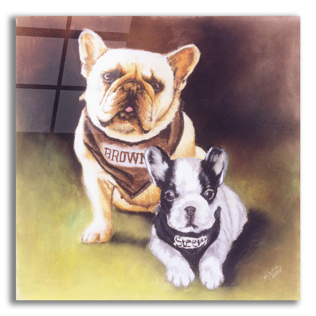 Rivals by Barbara Keith acrylic glass wall art