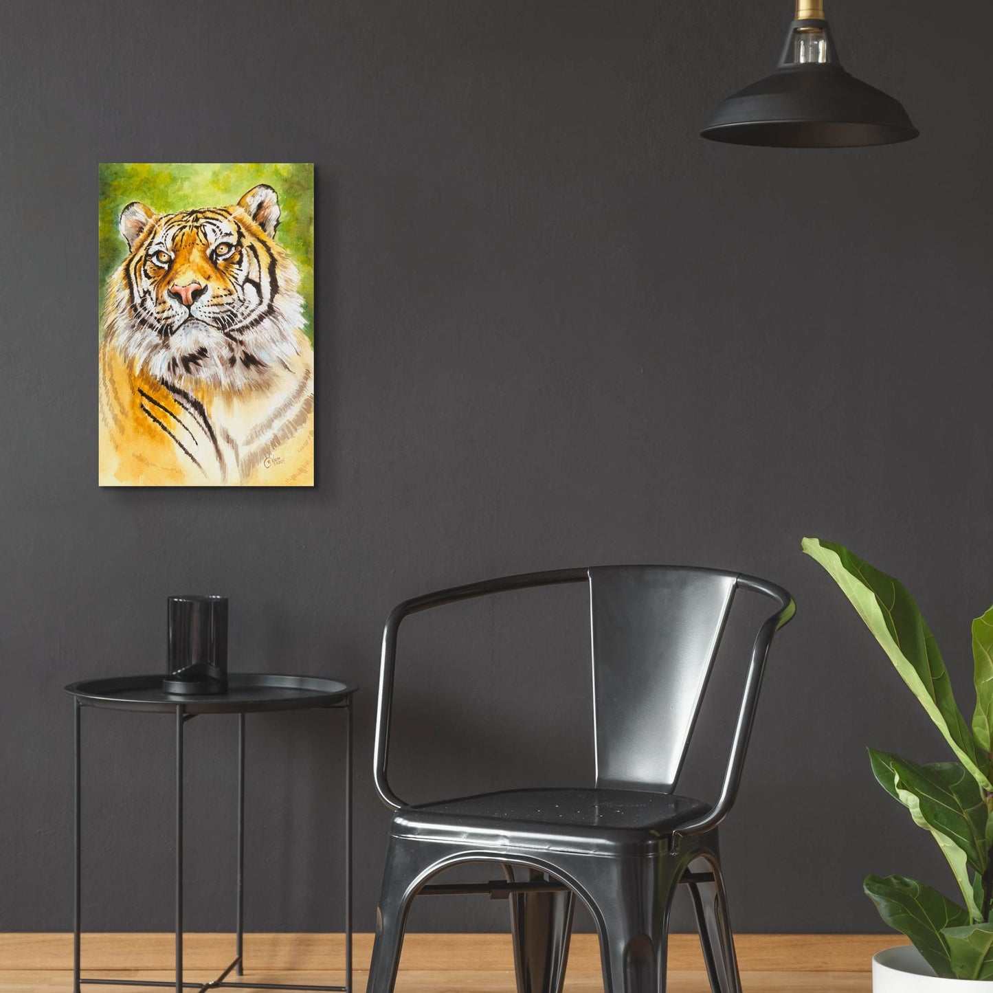 Epic Art 'Sumatran Tiger' by Barbara Keith, Acrylic Glass Wall Art,16x24