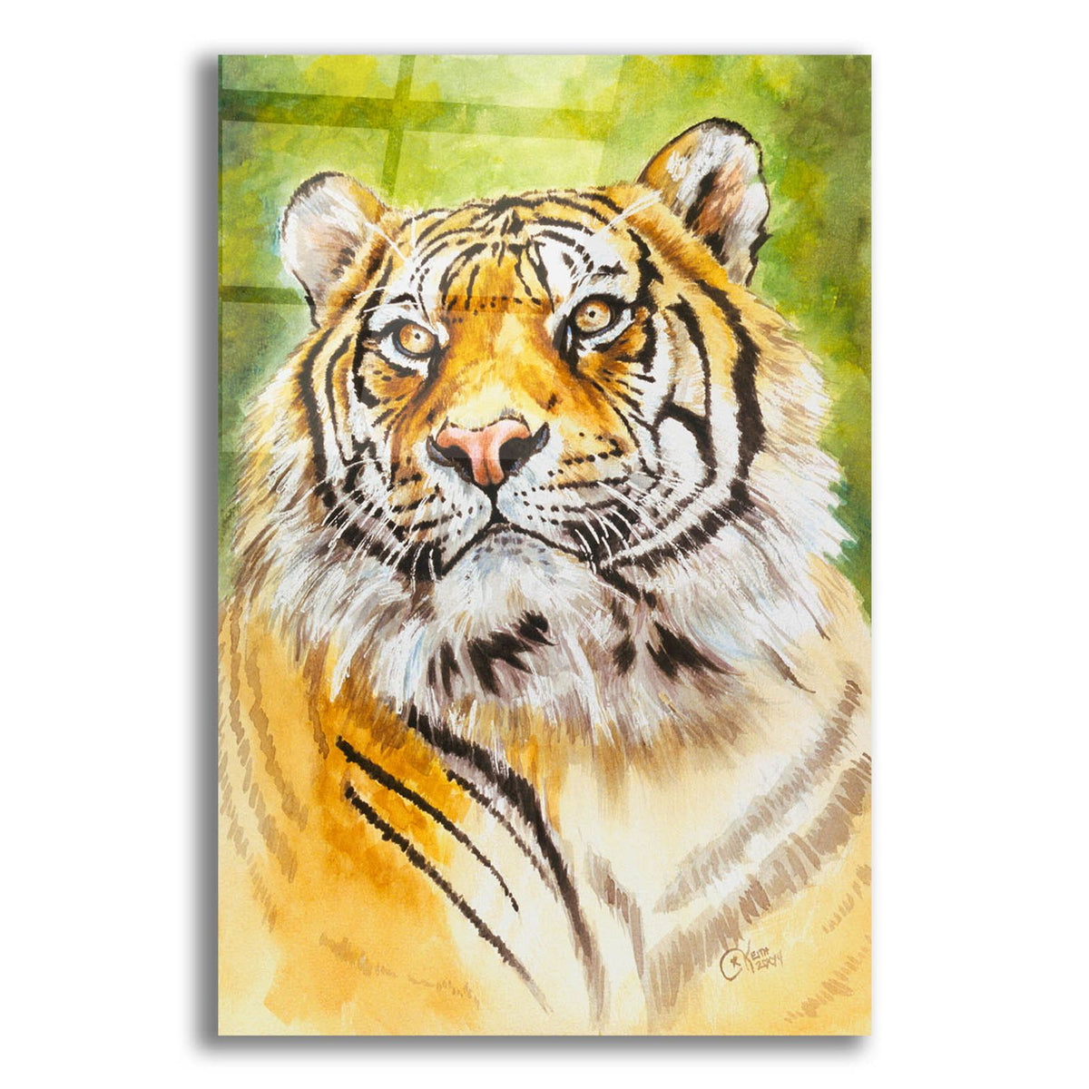 Sumatran Tiger by Barbara Keith acrylic glass wall art