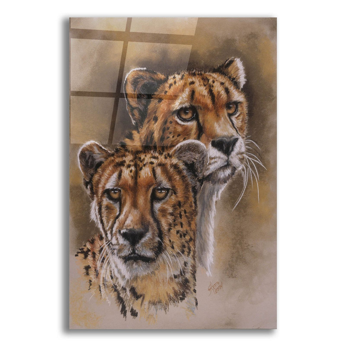 Twins by Barbara Keith acrylic glass wall art