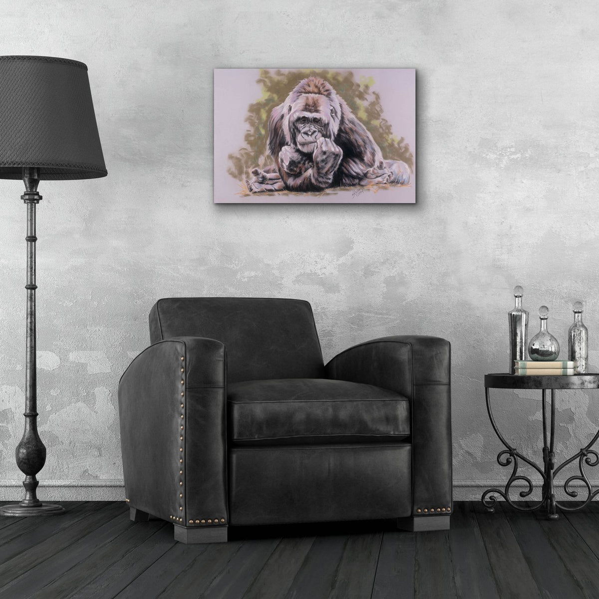Um-M-M by Barbara Keith - 24x16 acrylic wall art in a room